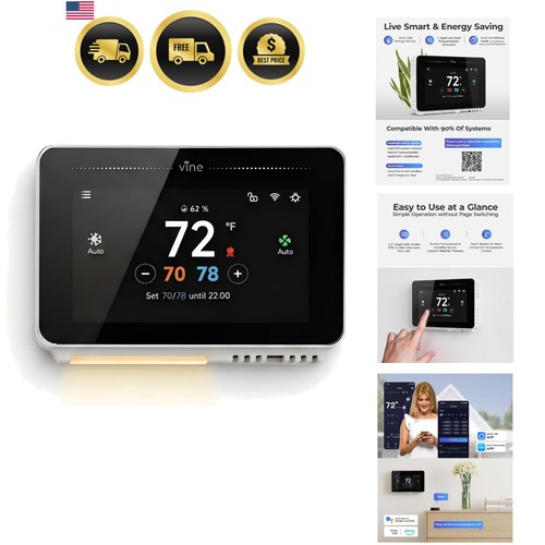 Termostato wifi smart - con, luce